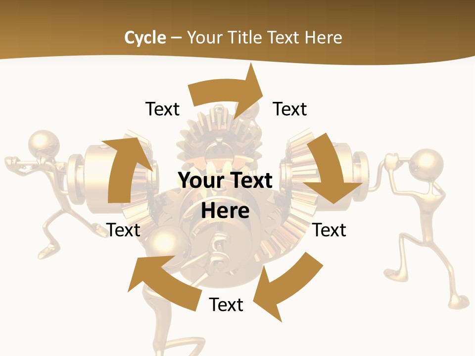 Idiom Art Gold PowerPoint Template