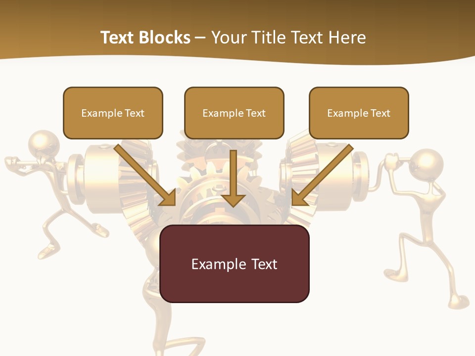 Idiom Art Gold PowerPoint Template