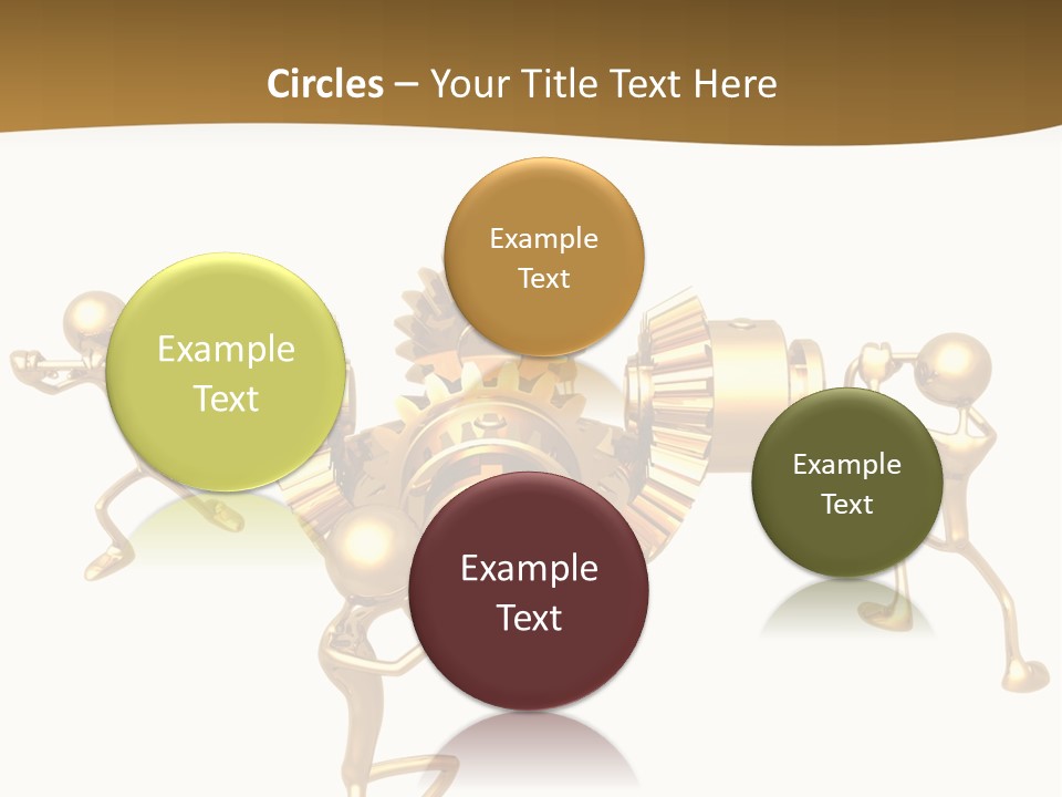 Idiom Art Gold PowerPoint Template