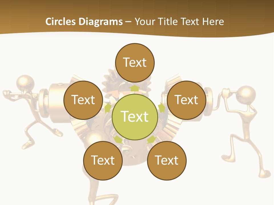 Idiom Art Gold PowerPoint Template