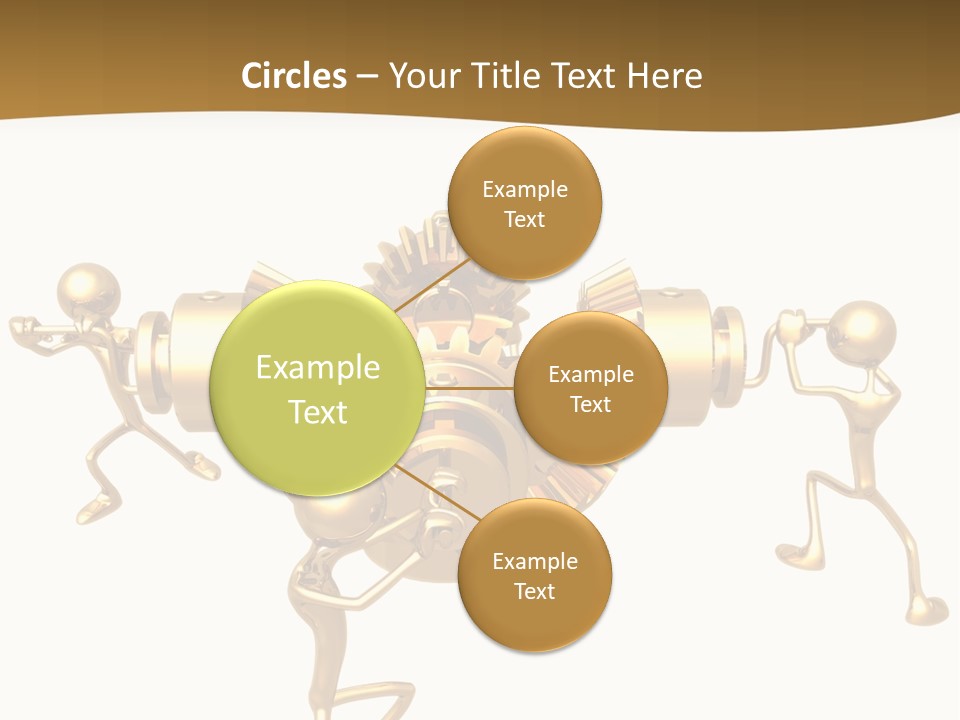 Idiom Art Gold PowerPoint Template