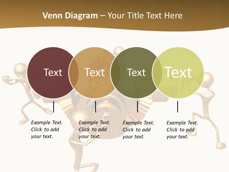 Idiom Art Gold PowerPoint Template