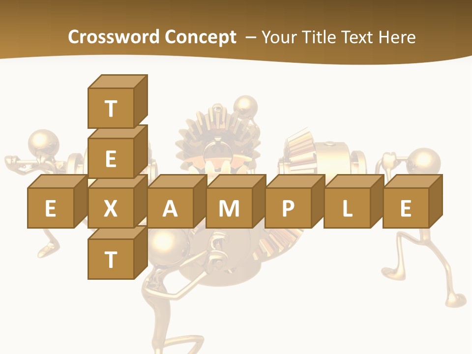 Idiom Art Gold PowerPoint Template