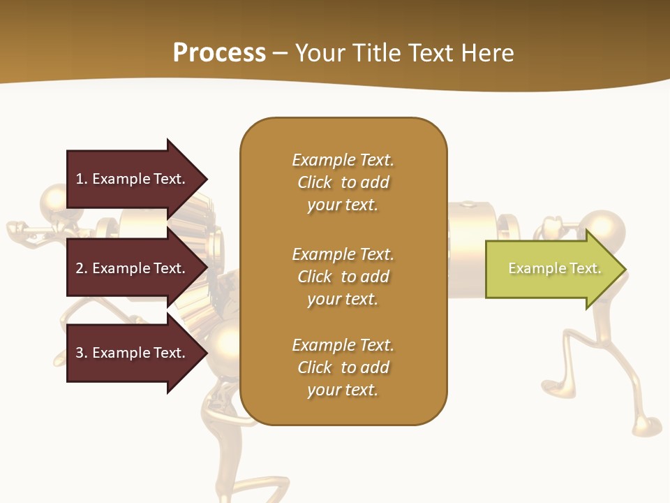 Idiom Art Gold PowerPoint Template