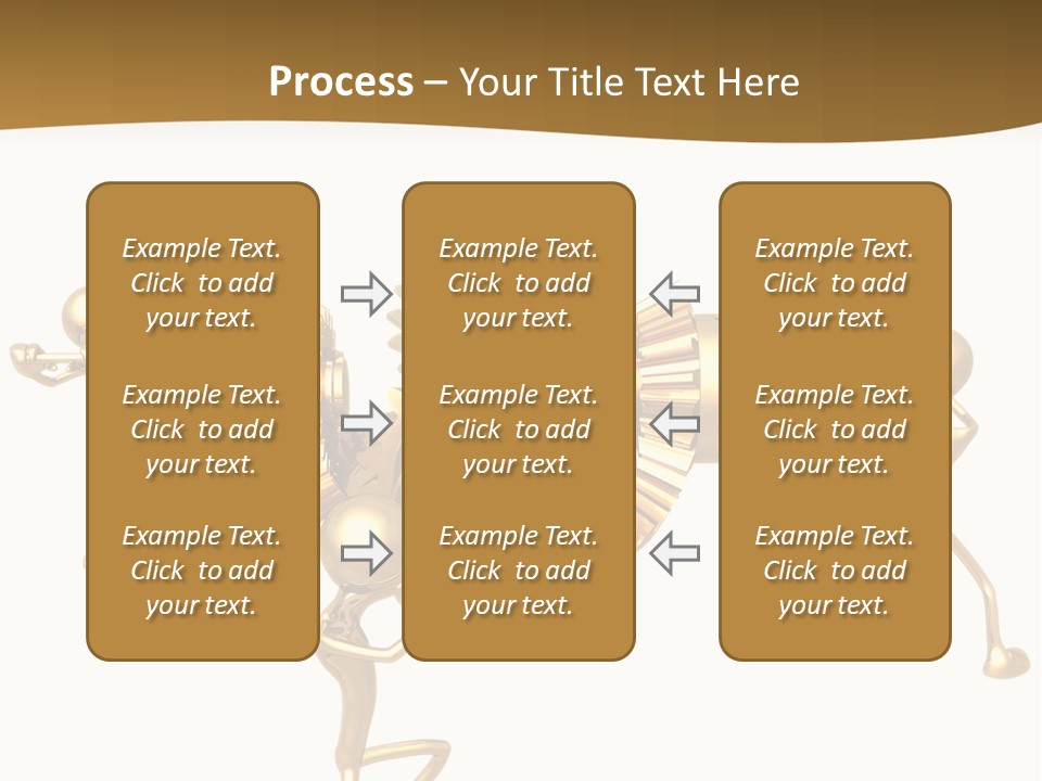 Idiom Art Gold PowerPoint Template