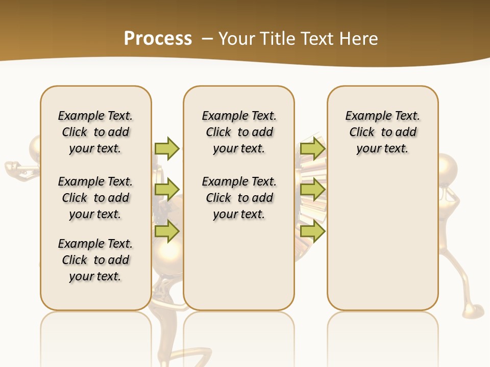 Idiom Art Gold PowerPoint Template