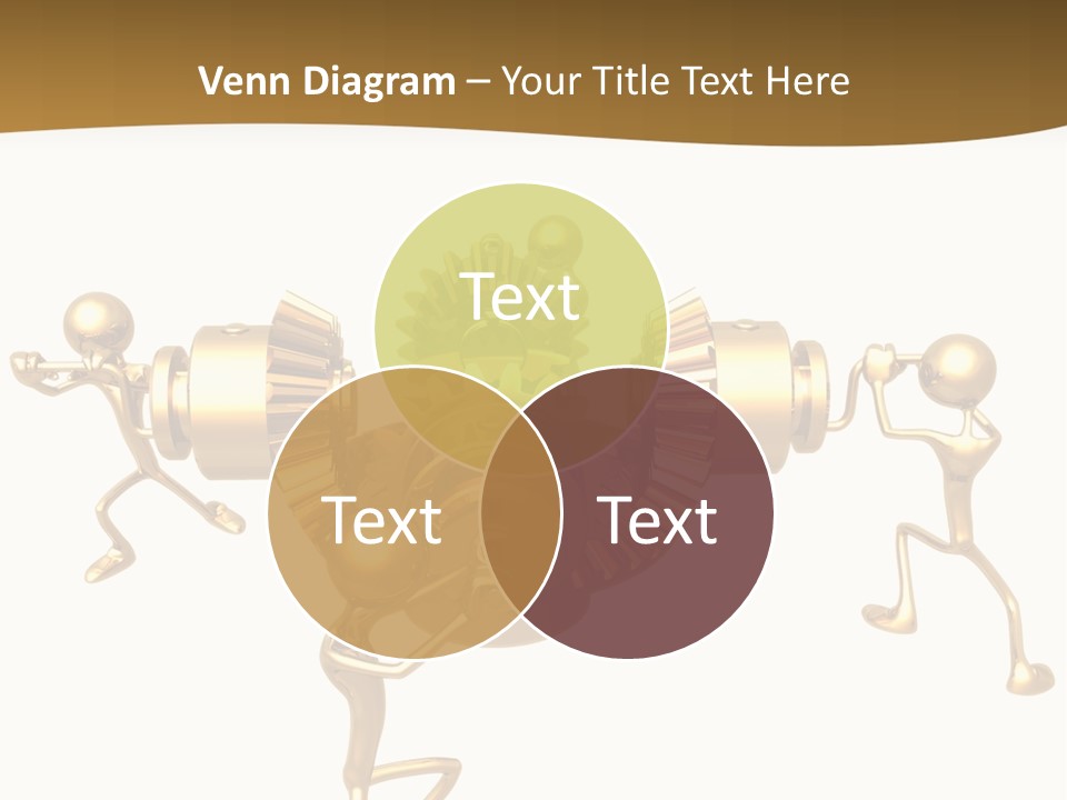 Idiom Art Gold PowerPoint Template