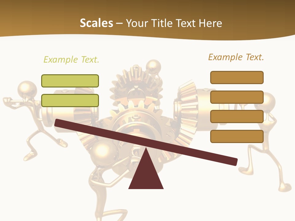 Idiom Art Gold PowerPoint Template