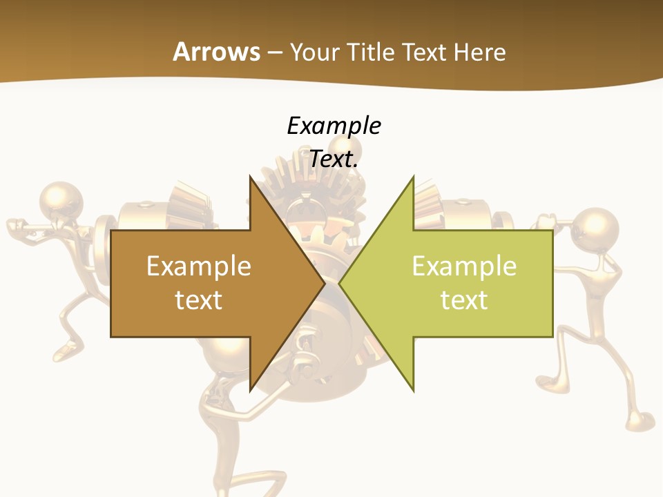 Idiom Art Gold PowerPoint Template