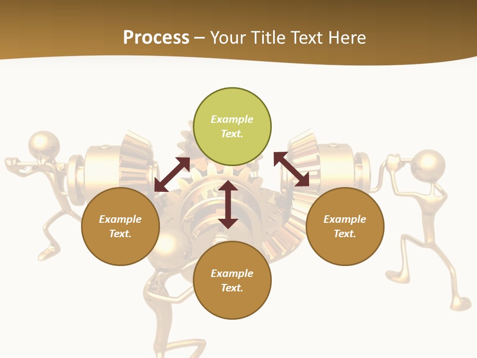 Idiom Art Gold PowerPoint Template