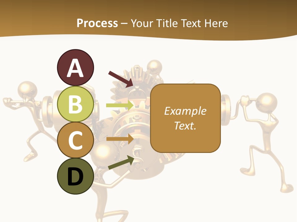 Idiom Art Gold PowerPoint Template