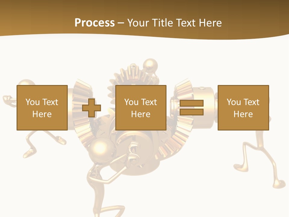 Idiom Art Gold PowerPoint Template