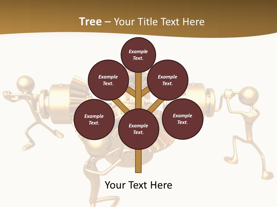 Idiom Art Gold PowerPoint Template