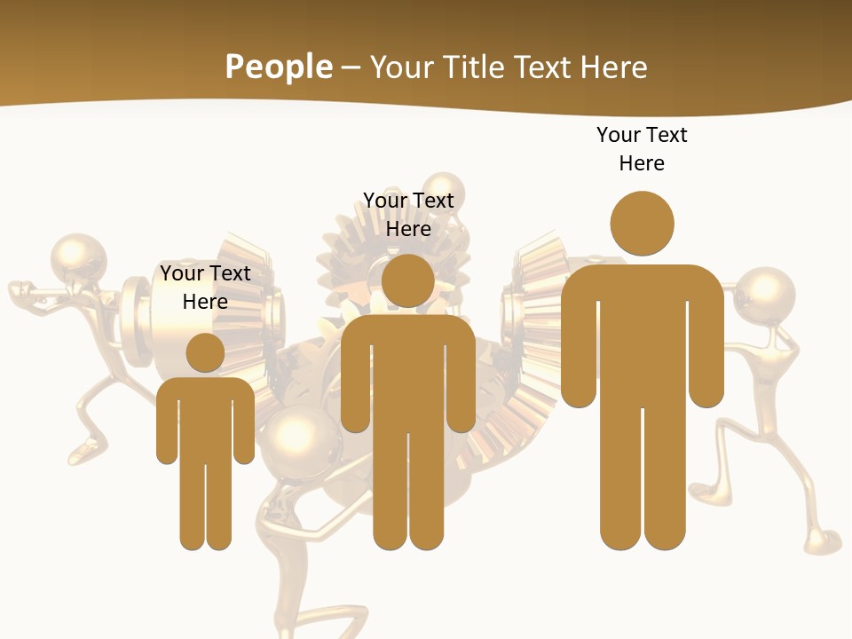 Idiom Art Gold PowerPoint Template