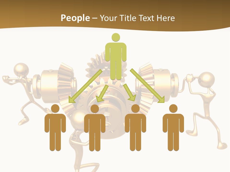 Idiom Art Gold PowerPoint Template