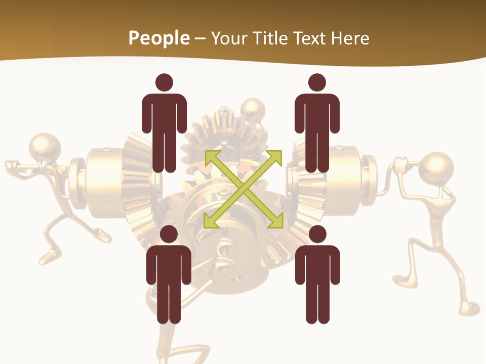 Idiom Art Gold PowerPoint Template