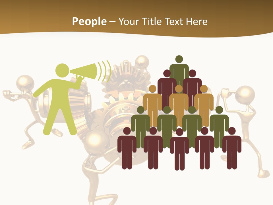 Idiom Art Gold PowerPoint Template