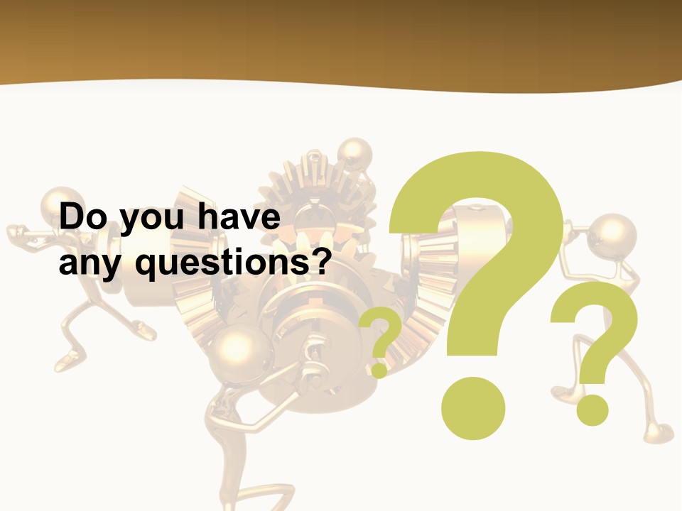 Idiom Art Gold PowerPoint Template