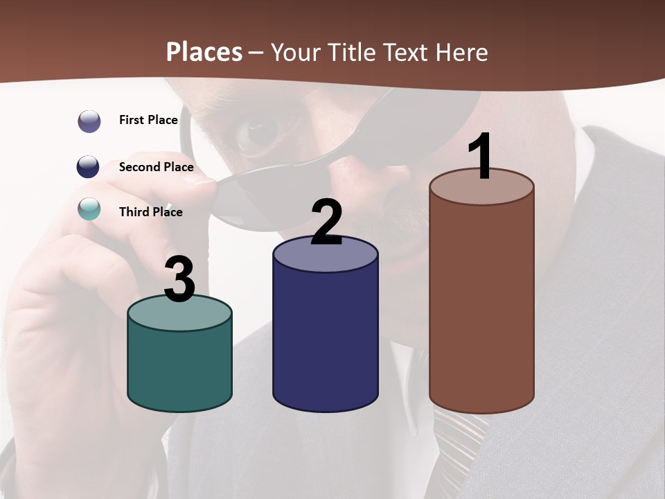 Troubled Boss Person PowerPoint Template