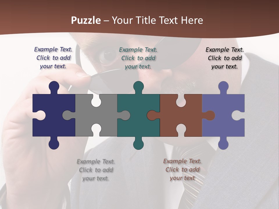 Troubled Boss Person PowerPoint Template