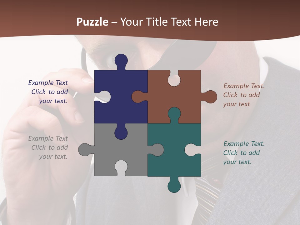 Troubled Boss Person PowerPoint Template