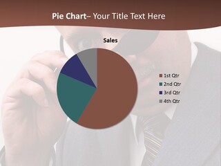 Troubled Boss Person PowerPoint Template