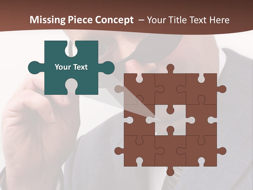 Troubled Boss Person PowerPoint Template