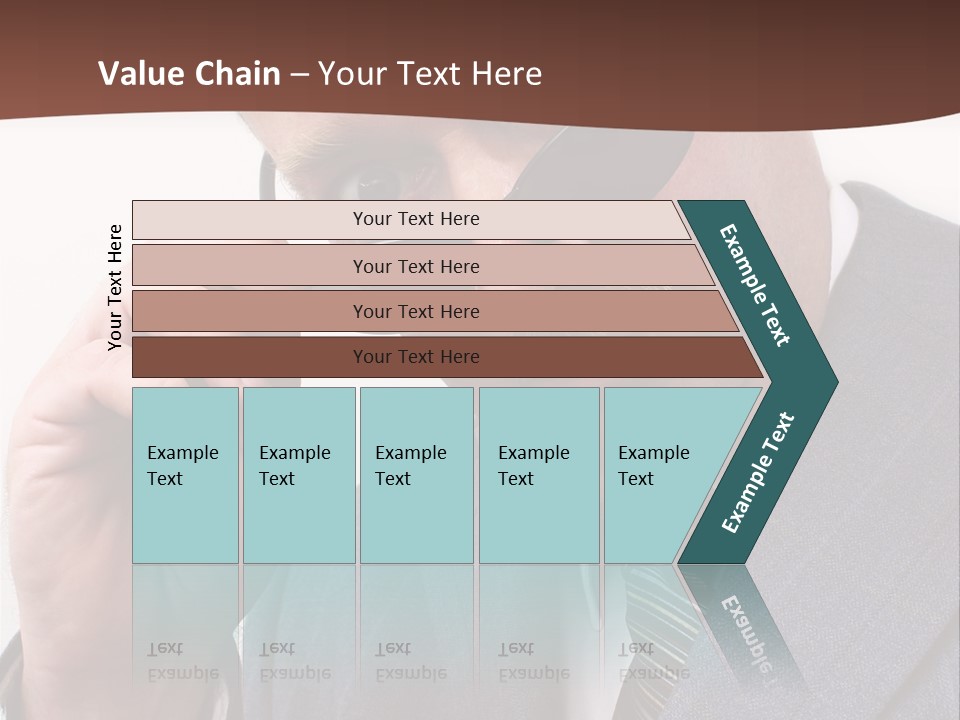 Troubled Boss Person PowerPoint Template