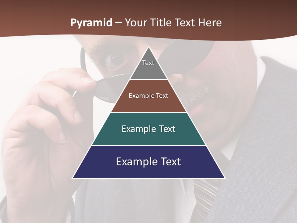 Troubled Boss Person PowerPoint Template