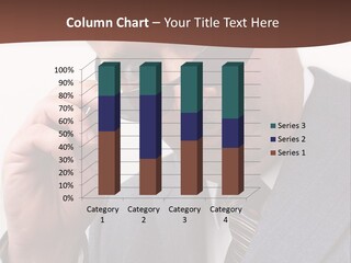 Troubled Boss Person PowerPoint Template