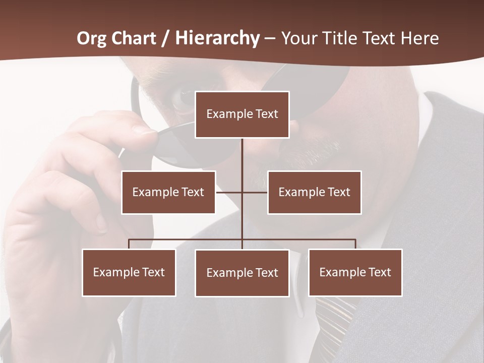 Troubled Boss Person PowerPoint Template