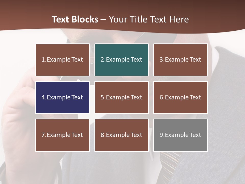 Troubled Boss Person PowerPoint Template