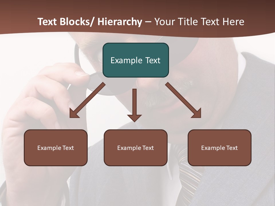 Troubled Boss Person PowerPoint Template