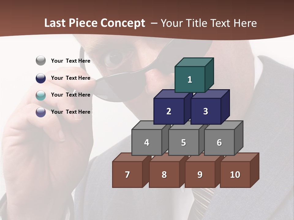 Troubled Boss Person PowerPoint Template