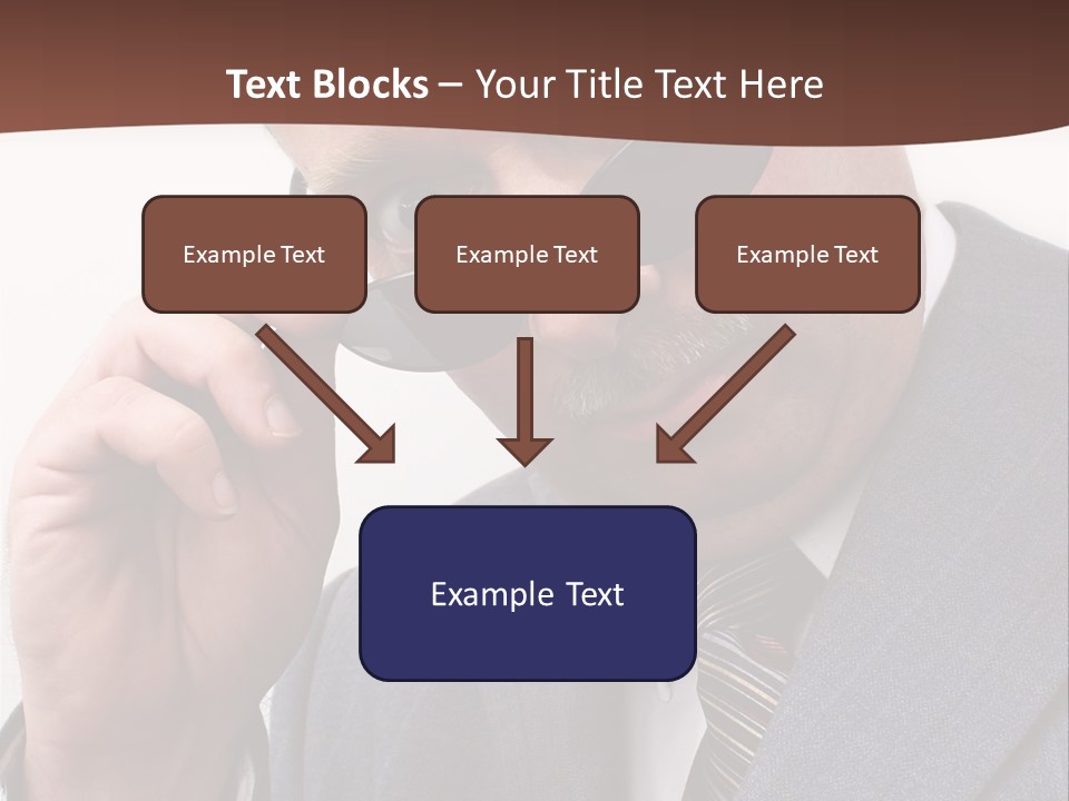 Troubled Boss Person PowerPoint Template