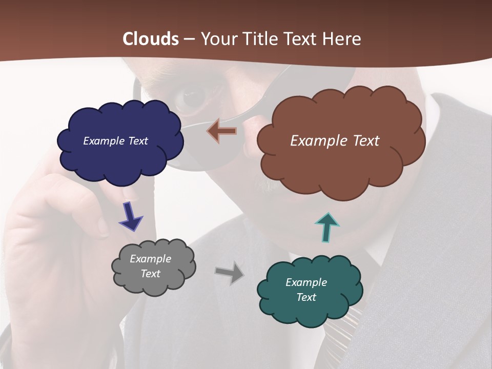 Troubled Boss Person PowerPoint Template