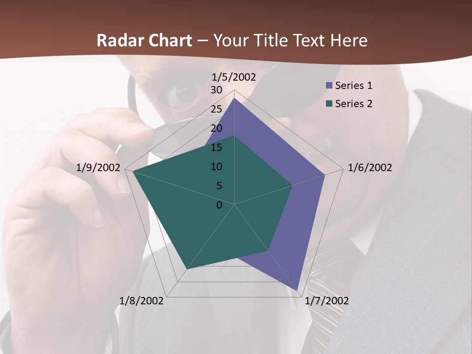 Troubled Boss Person PowerPoint Template