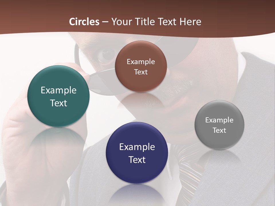 Troubled Boss Person PowerPoint Template