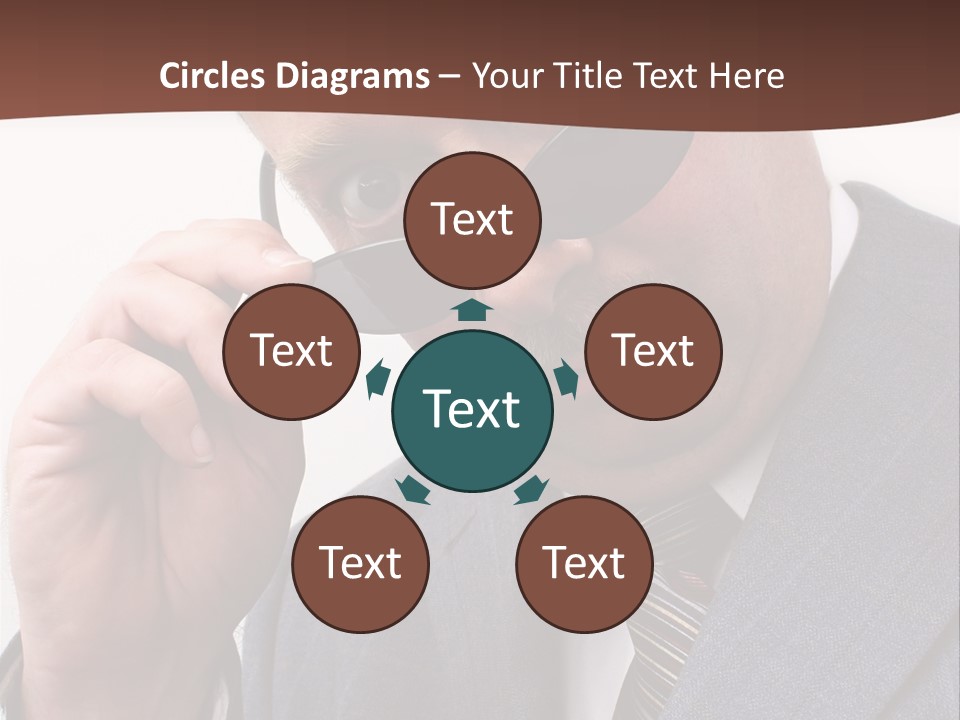 Troubled Boss Person PowerPoint Template