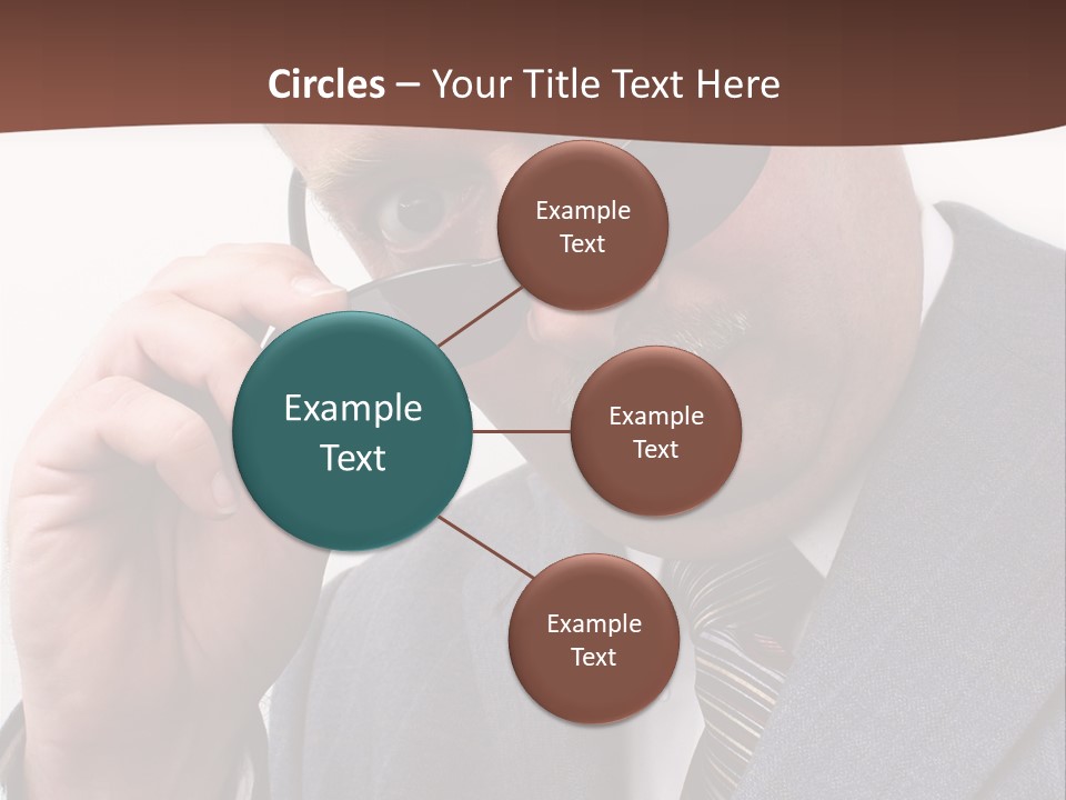 Troubled Boss Person PowerPoint Template