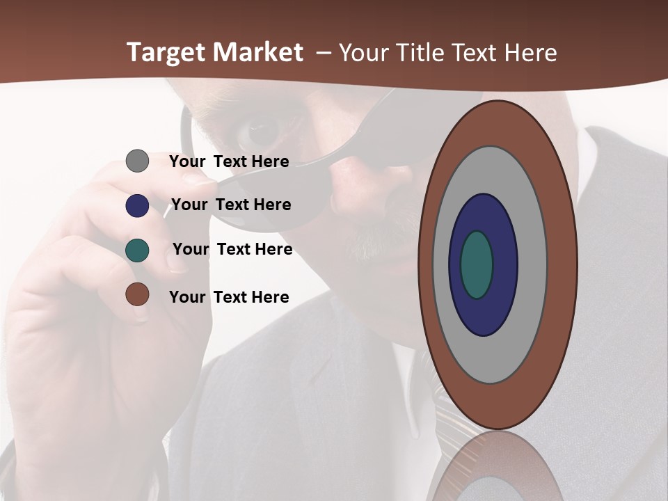 Troubled Boss Person PowerPoint Template