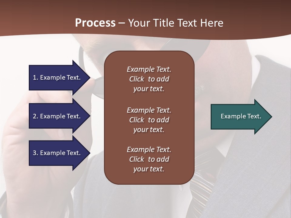 Troubled Boss Person PowerPoint Template