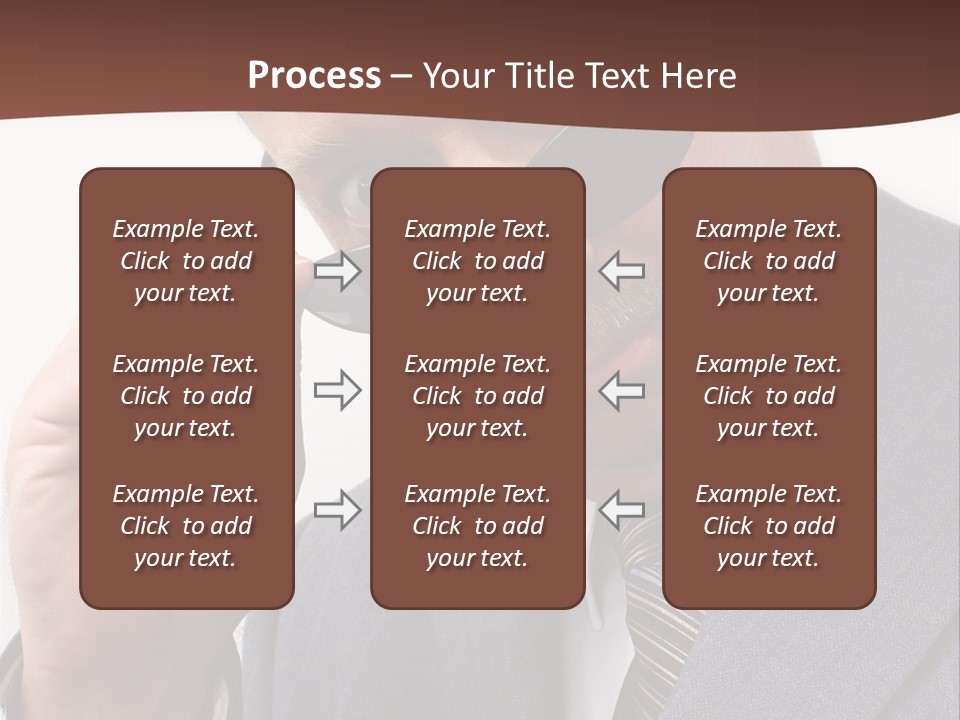 Troubled Boss Person PowerPoint Template