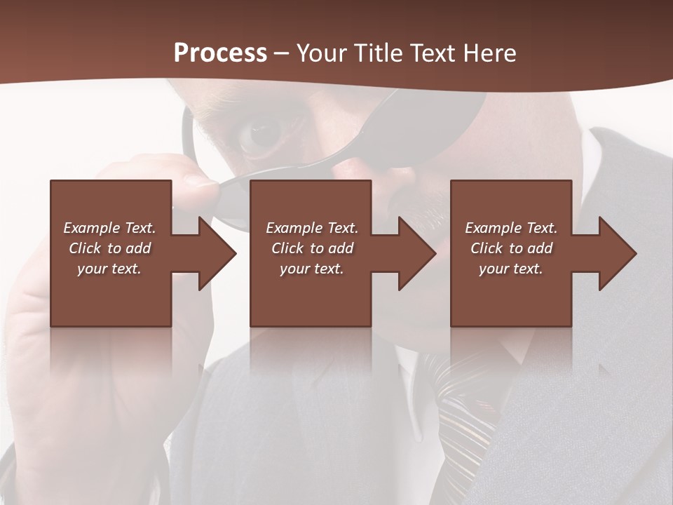 Troubled Boss Person PowerPoint Template