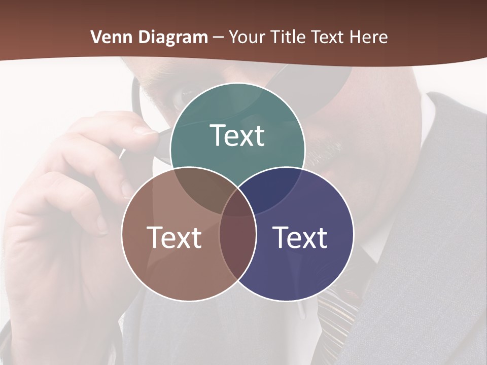 Troubled Boss Person PowerPoint Template