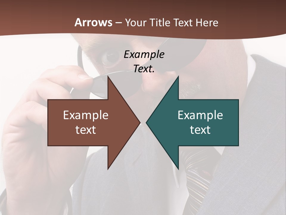Troubled Boss Person PowerPoint Template