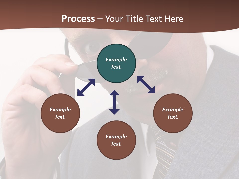 Troubled Boss Person PowerPoint Template