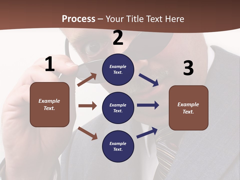 Troubled Boss Person PowerPoint Template