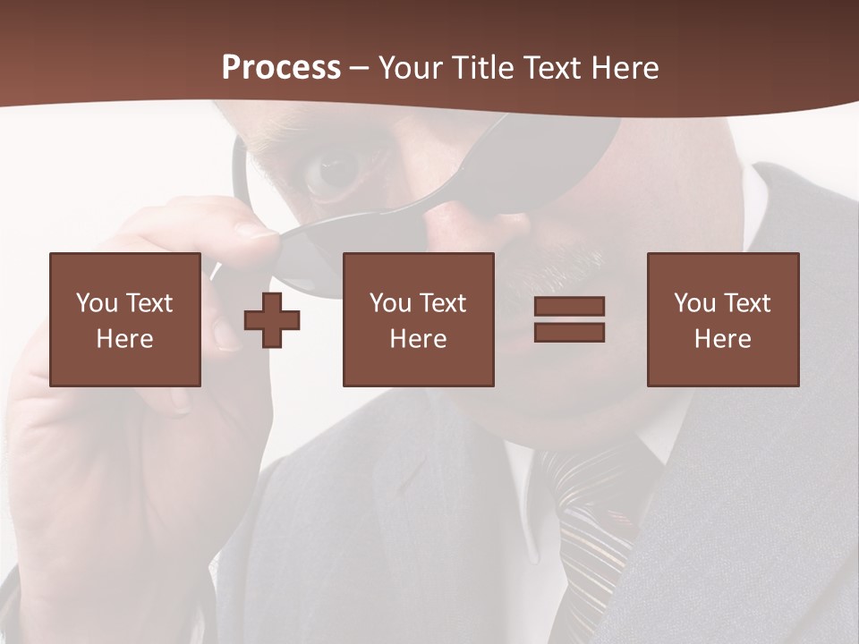 Troubled Boss Person PowerPoint Template
