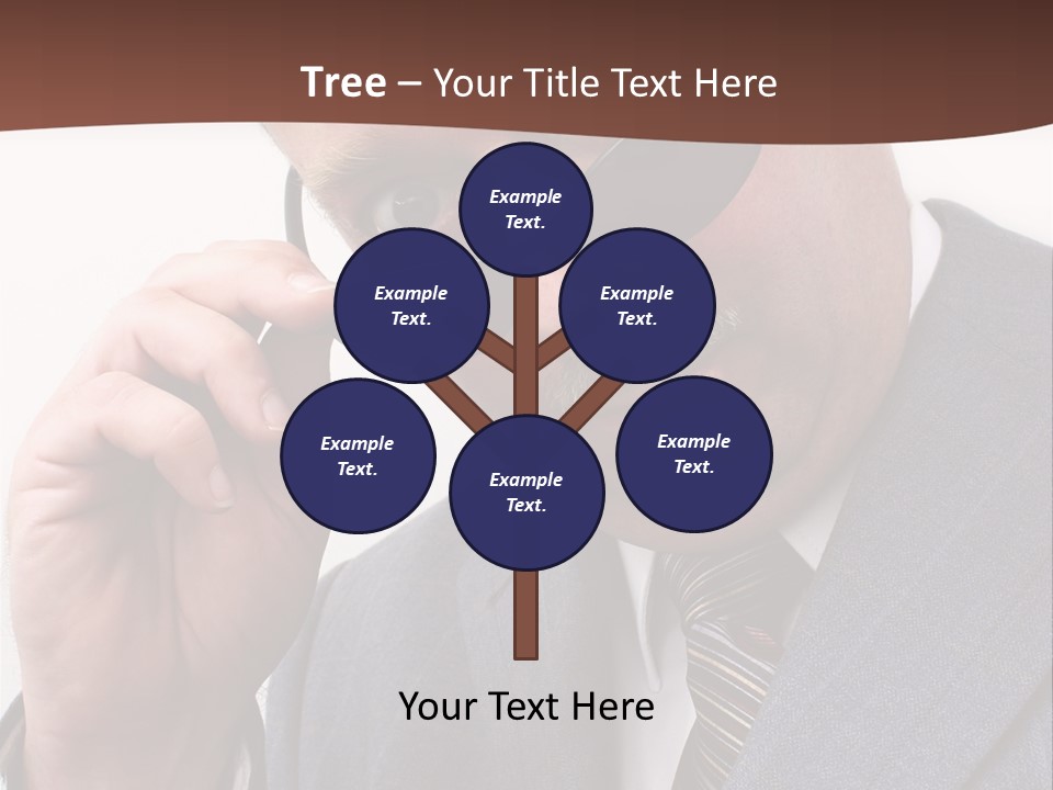 Troubled Boss Person PowerPoint Template